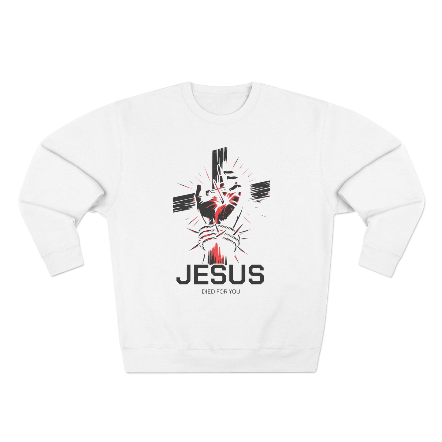 "Romans 5:8" Crewneck Sweatshirt