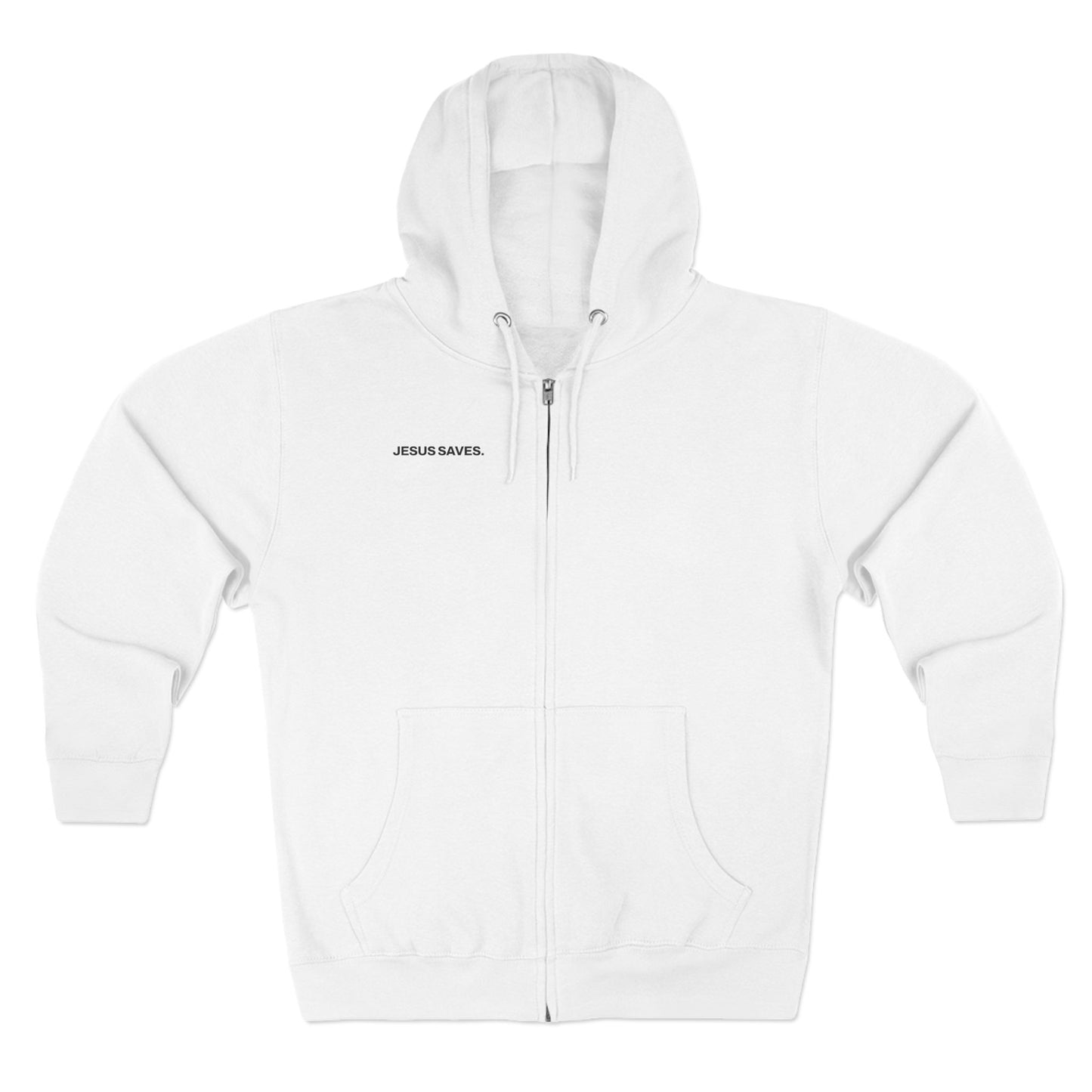 "Jesus Saves" Zip-Up Hoodie