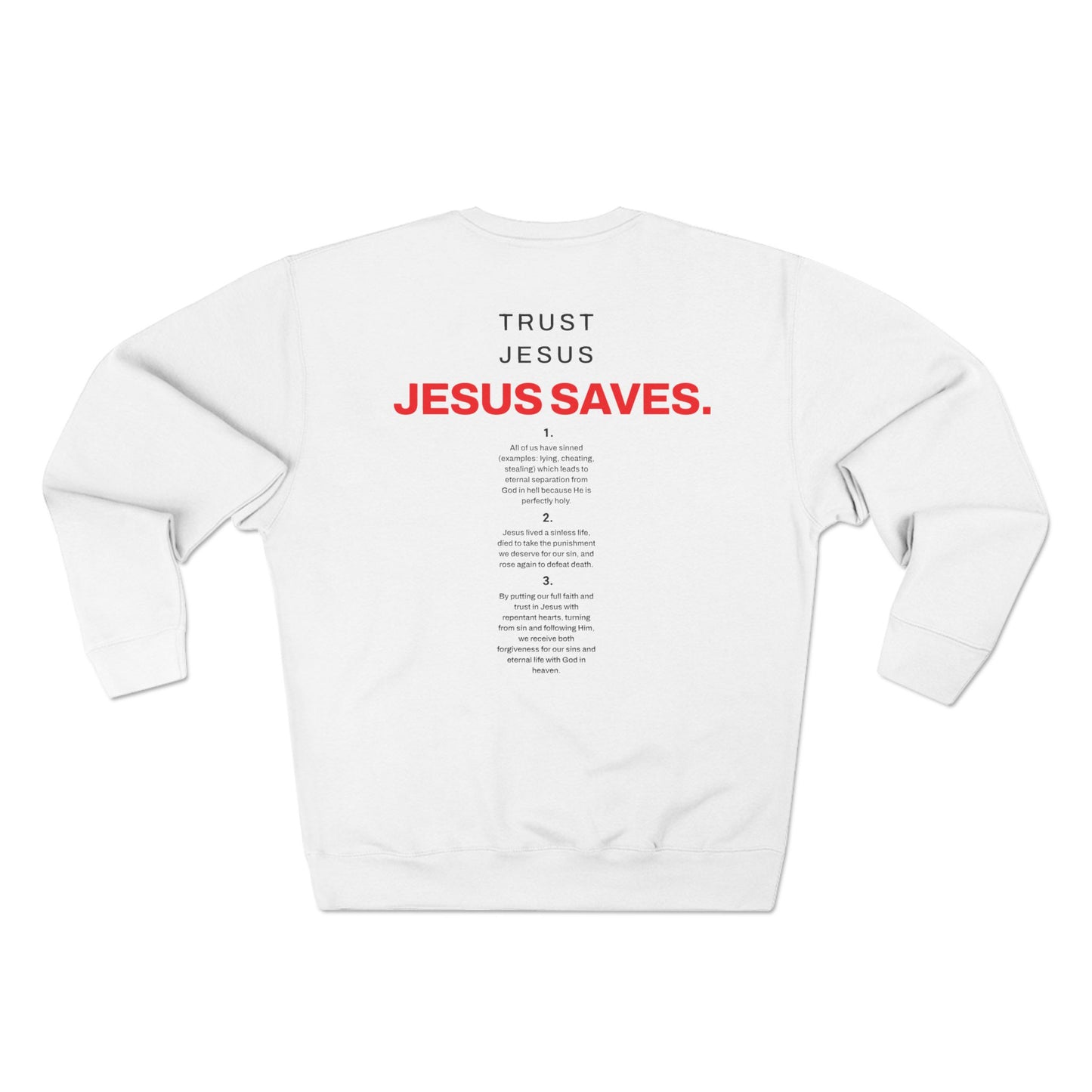 "Romans 5:8" Crewneck Sweatshirt