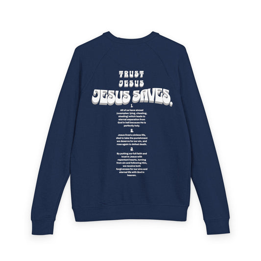 "FAITH OVER FEAR" Raglan Crewneck