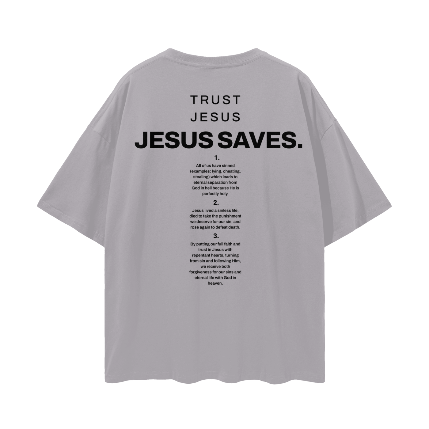 "Jesus Saves" Oversized Tee
