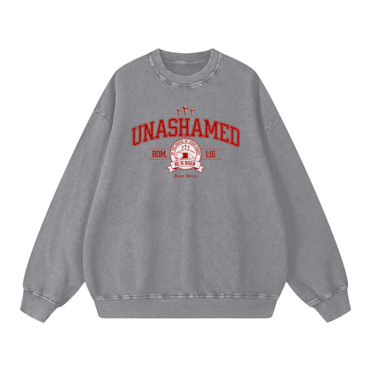 Snow Washed Oversized Sweatshirt