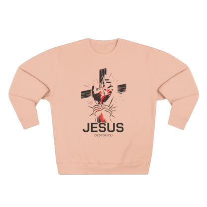 "Romans 5:8" Crewneck Sweatshirt