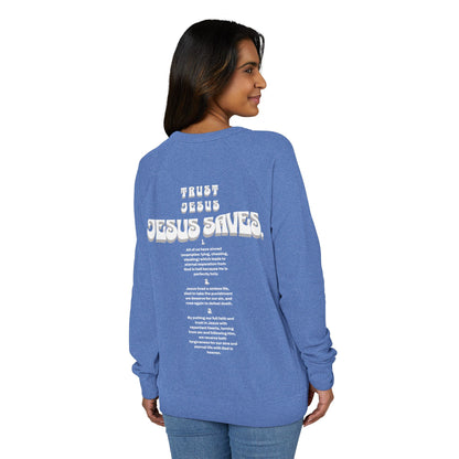 "FAITH OVER FEAR" Raglan Crewneck