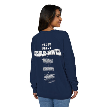 "FAITH OVER FEAR" Raglan Crewneck