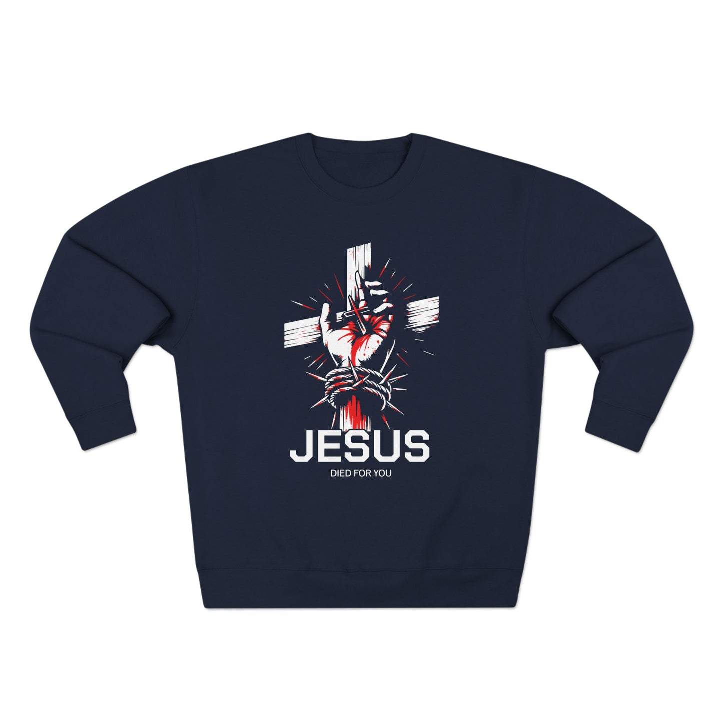 "Romans 5:8" Crewneck Sweatshirt