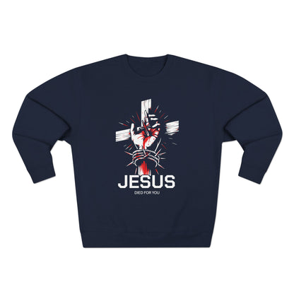 "Romans 5:8" Crewneck Sweatshirt