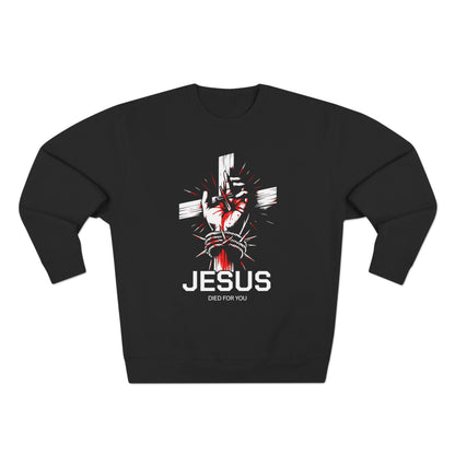 "Romans 5:8" Crewneck Sweatshirt