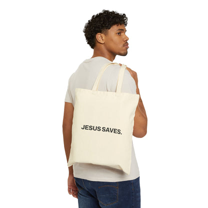 Jesus Saves Tote Bag