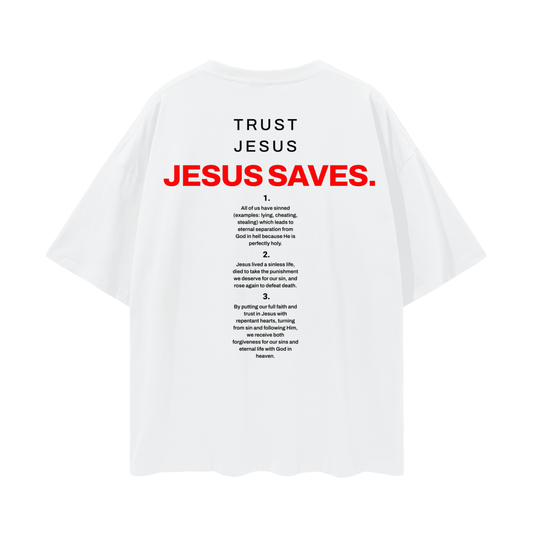 "Romans 5:8" Oversized Tee