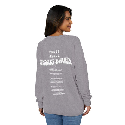 "FAITH OVER FEAR" Raglan Crewneck