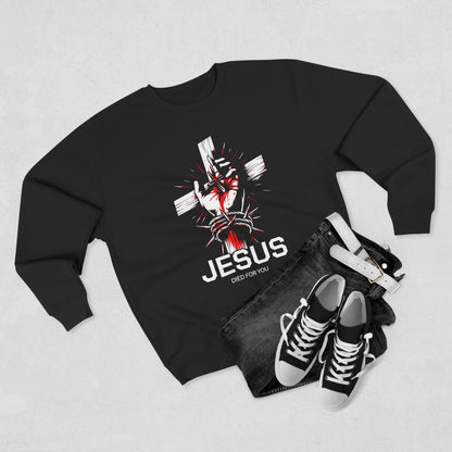 "Romans 5:8" Crewneck Sweatshirt