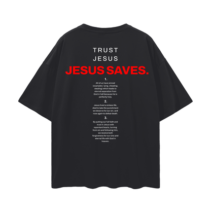 "Romans 5:8" Oversized Tee