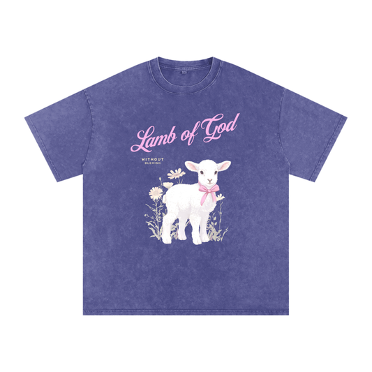 "Lamb of God" Premium Acid-Washed T-Shirt