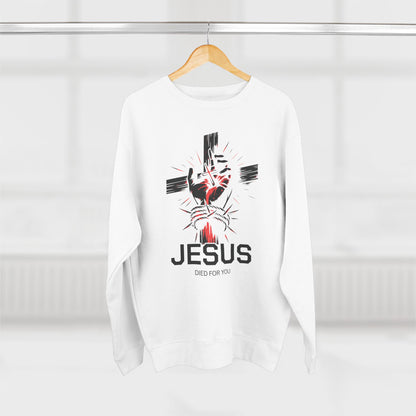 "Romans 5:8" Crewneck Sweatshirt