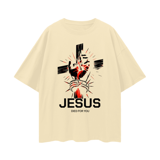 "Romans 5:8" Oversized Tee
