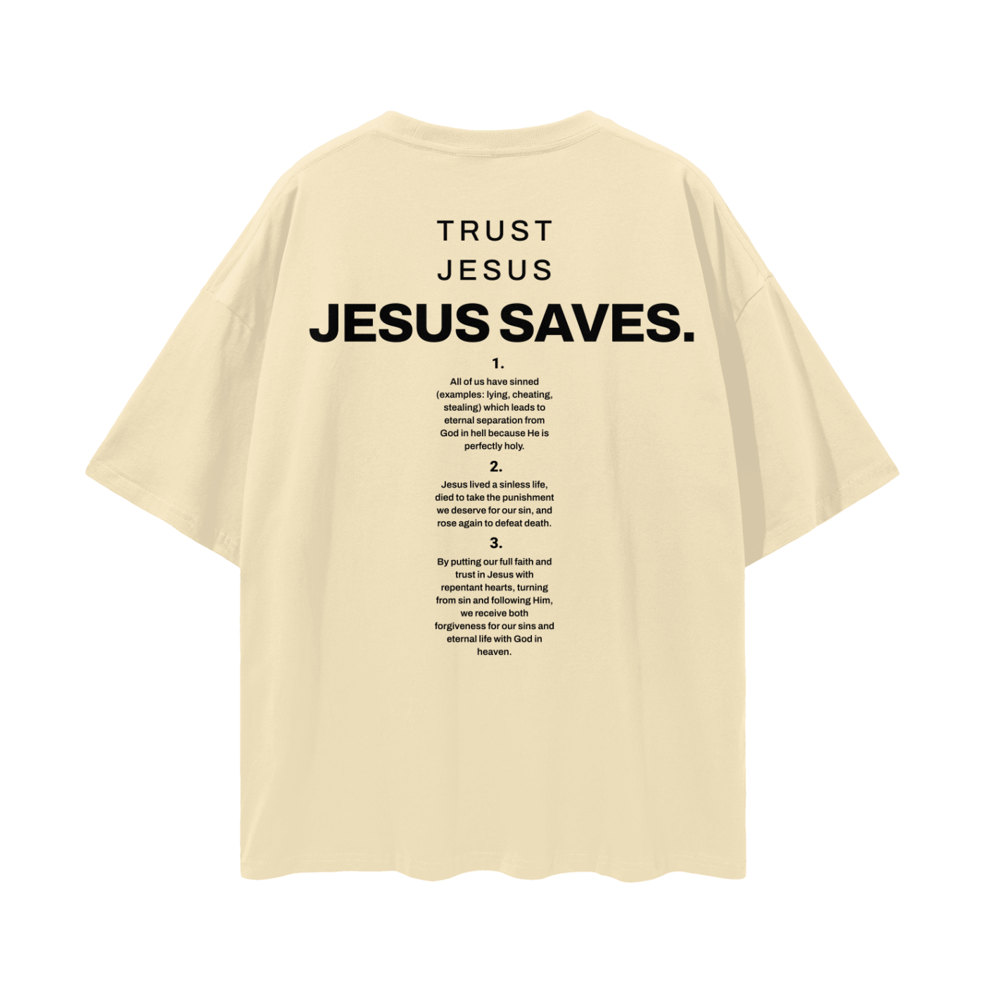 "Jesus Saves" Oversized Tee